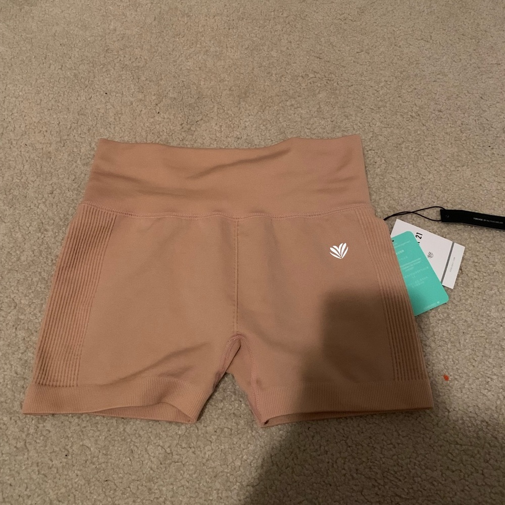 tan colored biker shorts :)
